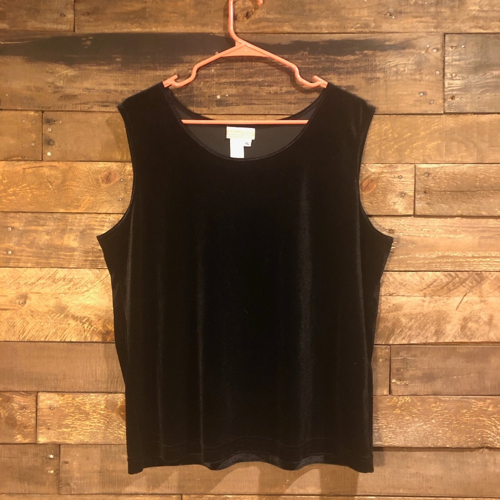 Coldwater Creek Velvet Tank Top